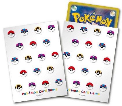 Japanese Pokemon Monsterball Sleeves - 64ct